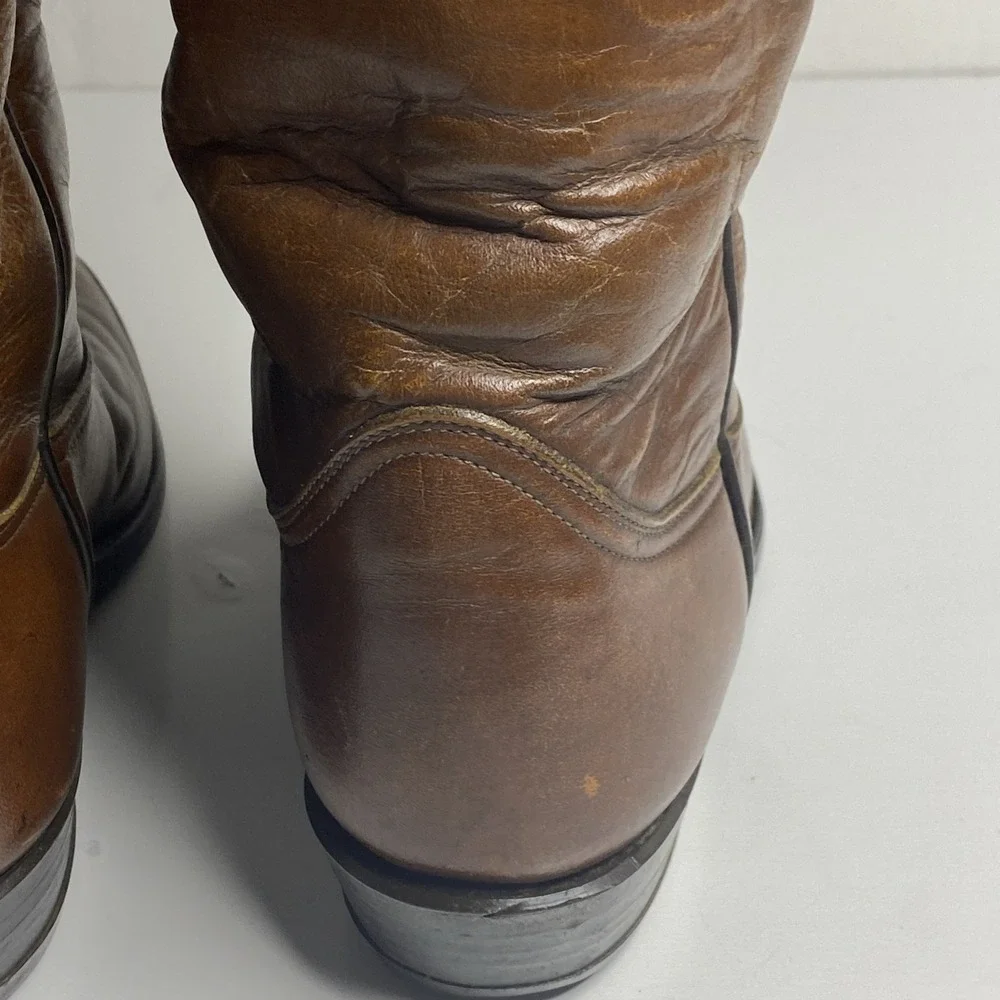 Tony Lama Vintage Women's Size 6.5D Brown Cognac Western Boot Cowgirl